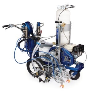 Graco LineLazer V 200HS HP Reflective 2 auto guns, pressurised bead tank installed - 17H465